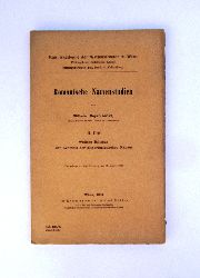 [Altportugiesisch] - Meyer-Lbke, Wilhelm  Romanische Namenstudien. II. Heft: Beitrge zur Kenntnis der altportugiesischen Namen. 