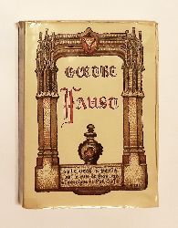 Goethe  Faust. Traduit par Grard de Nerval et dcor de compositions originales graves sur bois par Loouis-William Graux. 