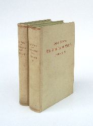 Richter, Josef  Die Eipeldauer Briefe 1785-1813. In Auswahl herausgegeben, eingeleietet und mit Anmerkungen versehen von Eugen von Paunel. 2 Bnde. Komplett. 