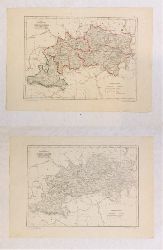 Landkarte -  Erzherzogtum sterreich unter und ob der Enns und Herzogthum Salzburg. 