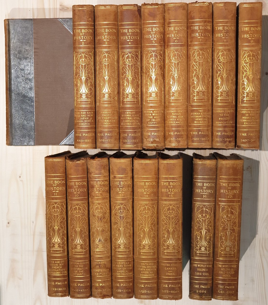 Div.:  The Book of History. A history of all nations from the erliest times to the present with over 8000 Illustrations. With an Introduction by Viscount Bryce, P.C., D.C.L.,LL.D., F.R.S. 15 and 2 volumes 