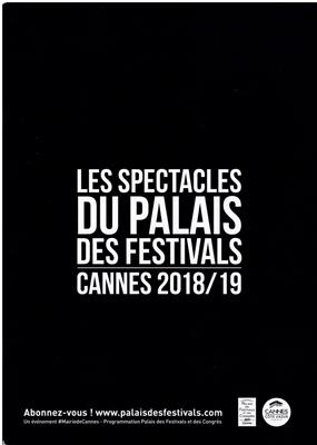 Reix, Claire-Anne / Sophie Dupont  Les Spectacles du Palais des Festivals Cannes 2018/19 