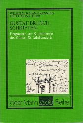 Menning, Wilhelm J. / Trr, Karina / Britsch, Gustaf  Gustaf Britsch - Schriften - Fragmente zur Kunsttheorie des frhen 20. Jahrhunderts 