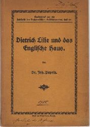 Papritz, Johannes  Dietrich Lilie und das Englische Haus 