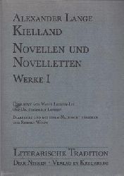 Kielland, Alexander L  Alexander Lange Kielland - Werke I, II, III, IV: Novellen und Novelletten. Die Romantrilogie: Gift, Fortuna, Johannisfest. Garman & Worse. Jakob. (4 Bcher) 