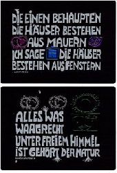 Hundertwasser, Friedensreich / Joram Harel (Hrsg.)  Hundertwasser Sprche Klopfen (16 Postkarten) 
