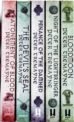 Tremayne, Peter  The Dove of Death / The Chalice of Blood / Behold a Pale Horse / The Seventh Trumpet / Atonement of Blood / The Devil?s Seal / The Second Death / Penance of the Damned / Night of the Lightbringer / Bloodmoon (mixed lot of 10 Fidelma books) 