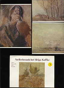 Wittiber, Günter:  Atelierbesuch bei Helga Kaffke. Neun Aquarelle. Drei Pastelle. Atelierbesuch Mappe 3. 
