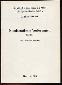   Numismatische Vorlesungen H. 5. 