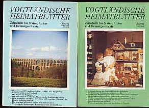   Vogtländische Heimatblätter. Jg. 12, 1992 in 6 Heften 