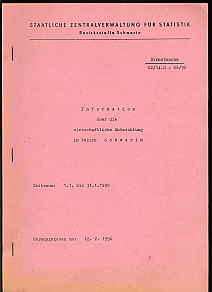   Information über die wirtschaftliche Entwicklung im Bezirk Schwerin 1.1. bis 31.1.1990 Dienstsache 02/14.0-06/90 