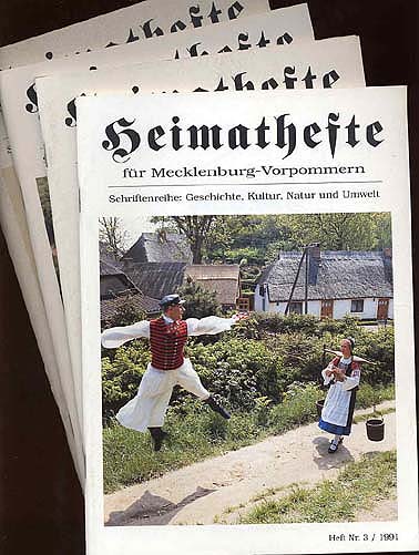   Heimathefte für Mecklenburg-Vorpommern. Schriftenreihe Geschichte, Kultur, Natur und Umwelt. Jg. 1 in 4 Heften. 