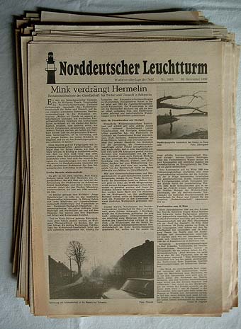   Norddeutscher Leuchtturm. Wochenendbeilage der Norddeutschen Zeitung. Jg. 1988 (Nr. 1811-1863) 