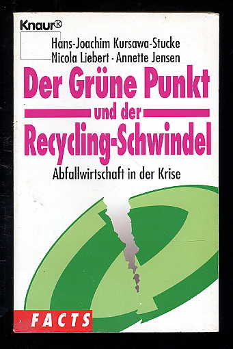 Kursawa-Stucke, Hans-Joachim:  Der Grüne Punkt und die Recycling-Lüge. Abfallwirtschaft in der Krise. 