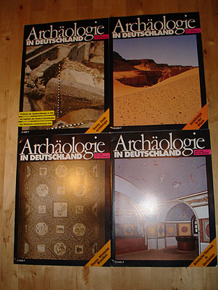   Archäologie in Deutschland Jahrgang 1989 in 4 Heften. 
