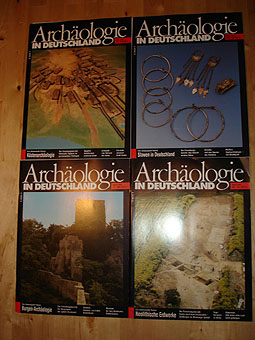   Archäologie in Deutschland Jahrgang 1991 in 4 Heften. 