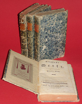 Klopstock, Friedrich Gottlieb:  Klopstocks Werke. Bd. 1 bis 4. 