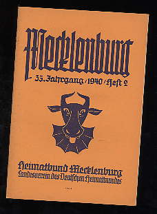  Mecklenburg. Zeitschrift des Heimatbundes Mecklenburg. 35. Jg. (nur) Heft 2. 