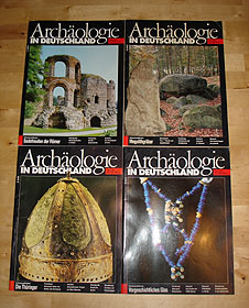   Archäologie in Deutschland Jahrgang 1996 in 4 Heften. 