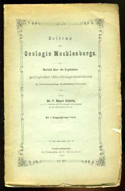 Geinitz, Franz Eugen:  Beitrag zur Geologie Mecklenburgs. Bericht über die Ergebnisse geologischer Orientirungsexcursionen im Grossherzogthum Mecklenburg-Schwerin . 