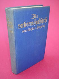 Freytag, Gustav:  Die Verlorene Handschrift. Vollständige Ausgabe. 