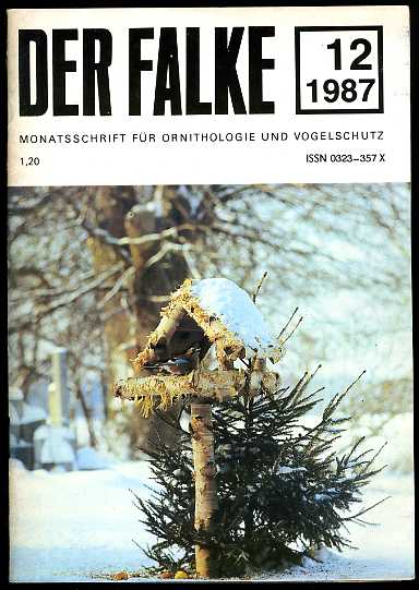   Der Falke. Monatsschrift für Ornithologie und Vogelschutz. Jg. 35. 1988 (nur) Heft 12. 