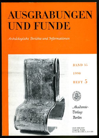   Ausgrabungen und Funde. Archäologische Berichte und Informationen. Bd. 35 (nur) Heft 5. (Thüringen-Heft) 