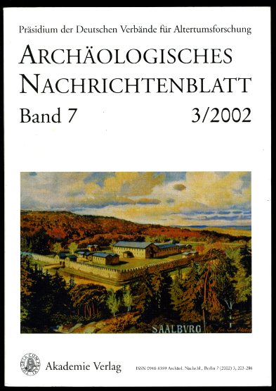   Archäologisches Nachrichtenblatt Bd. 7 (nur) Heft 3. 
