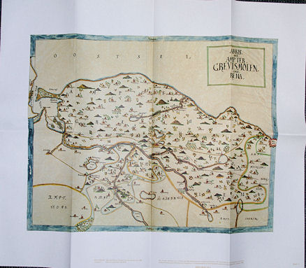   Karte. Ämter Grevesmühlen und Rehna. Aus dem Mecklenburg-Atlas des Bertram Christian von Hoinckhusen (um 1700) 