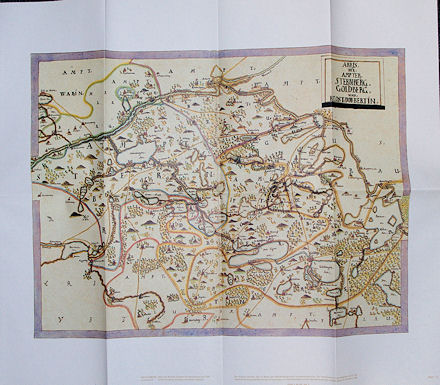   Karte. Ämter Sternberg, Goldberg und Kloster Dobbertin. Aus dem Mecklenburg-Atlas des Bertram Christian von Hoinckhusen (um 1700) 