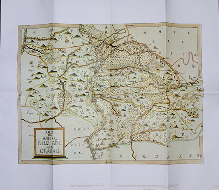   Karte. Ämter Neustadt und Grabow. Aus dem Mecklenburg-Atlas des Bertram Christian von Hoinckhusen (um 1700) 