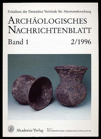   Archäologisches Nachrichtenblatt Bd. 1 (nur) Heft 2. 