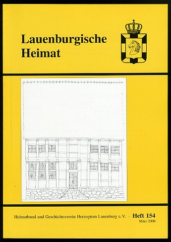   Lauenburgische Heimat. Zeitschrift des Heimatbund und Geschichtsvereins Herzogtum Lauenburg. Neue Folge. Heft 154. 