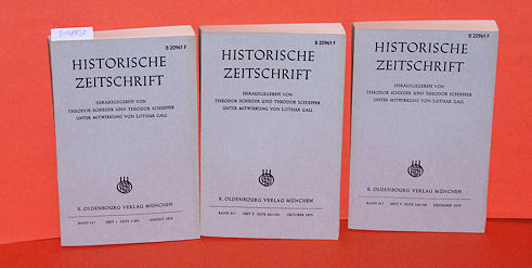 Schieder, Theodor und Theodor Schieffer (Hrsg.):  Historische Zeitschrift. Band 217 in 3 Teilbänden. 