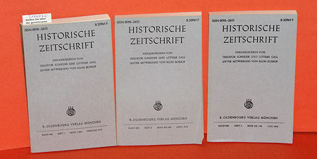 Schieder, Theodor und Lothar Gall (Hrsg.):  Historische Zeitschrift. Band 226 in 3 Teilbänden. 