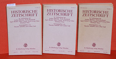 Schieder, Theodor und Lothar Gall (Hrsg.):  Historische Zeitschrift. Band 230 in 3 Teilbänden. 
