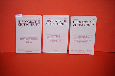 Gall, Lothar (Hrsg.):  Historische Zeitschrift. Band 257 in 3 Teilbänden. 