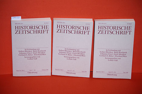 Gall, Lothar (Hrsg.):  Historische Zeitschrift. Band 262 in 3 Teilbänden. 