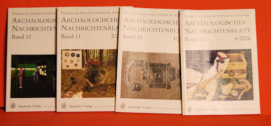   Archäologisches Nachrichtenblatt Bd. 11 (in 4 Heften). 