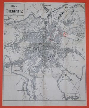   Plan von Chemnitz. 