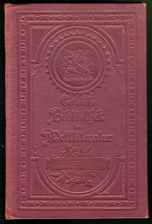 Hellen, Eduard von der (Hrsg.):  Goethes Briefe. Band 2. 1780 - 1788. Cotta`sche Handbibliothek (47) 