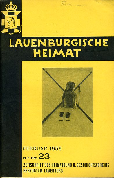   Lauenburgische Heimat. Zeitschrift des Heimatbund und Geschichtsvereins Herzogtum Lauenburg. Neue Folge. Heft 23. 