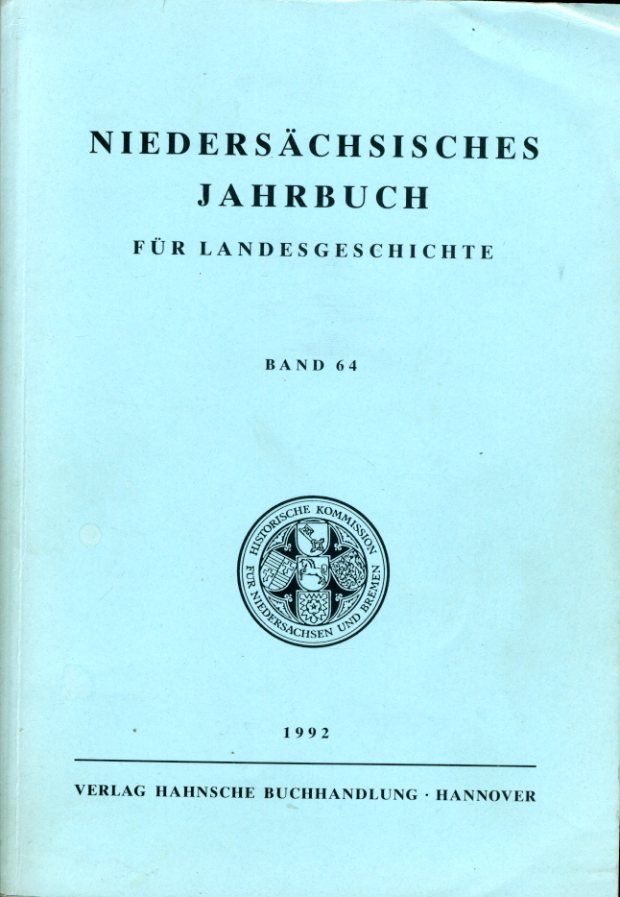   Niedersächsisches Jahrbuch für Landesgeschichte Bd. 64. 