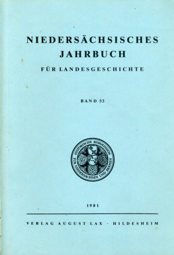   Niedersächsisches Jahrbuch für Landesgeschichte Bd. 53. 
