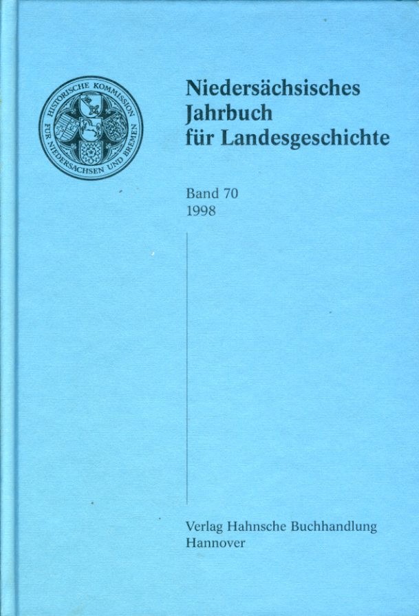   Niedersächsisches Jahrbuch für Landesgeschichte Bd. 70. 