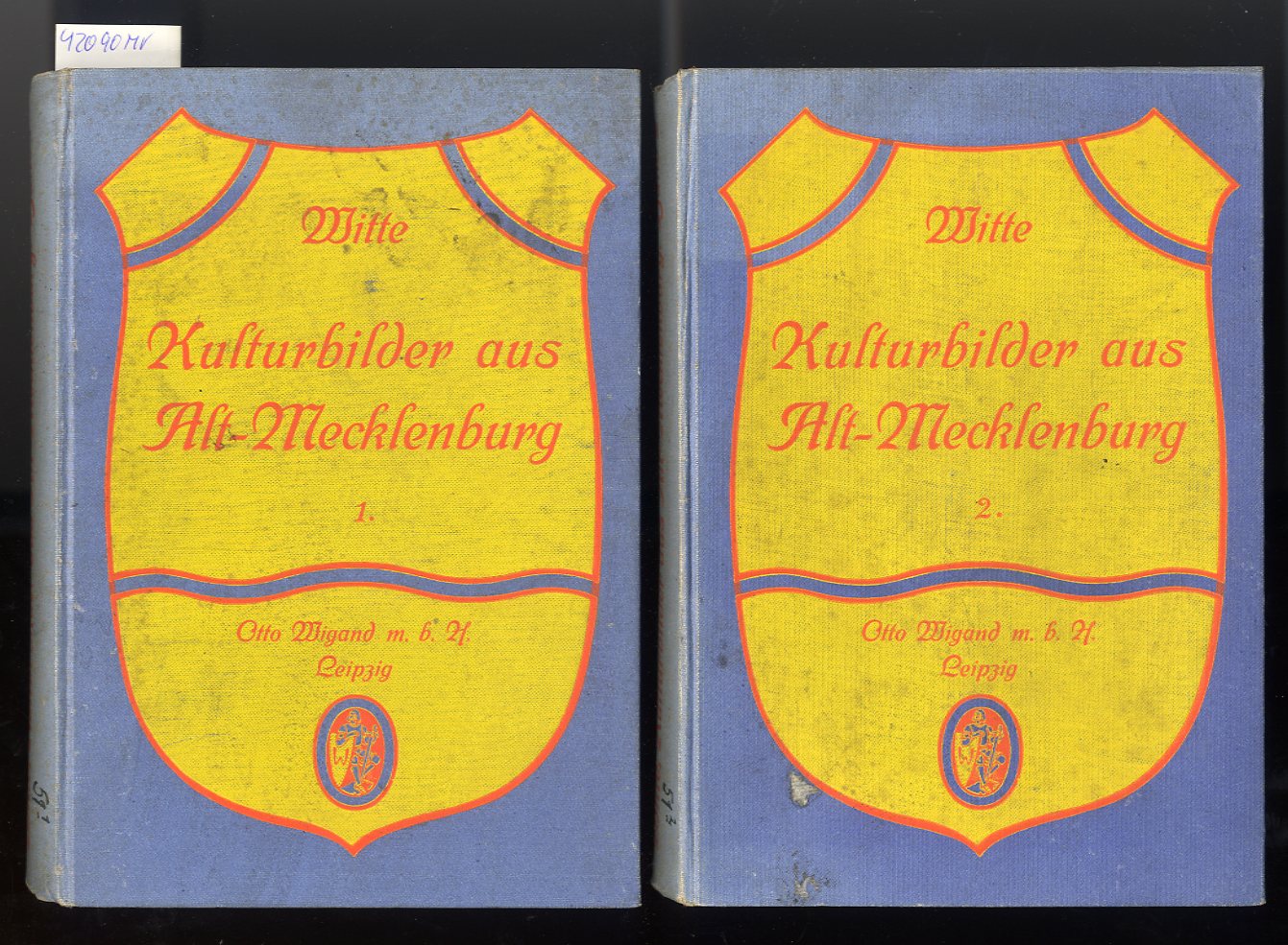 Witte, Hans:  Kulturbilder aus Alt-Mecklenburg. 2 Bände. 