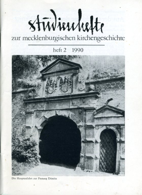 Hebert, Jürgen (Hrsg.):  Studienhefte zur mecklenburgischen Kirchengeschichte Jg. 3 (nur) Heft 2. 