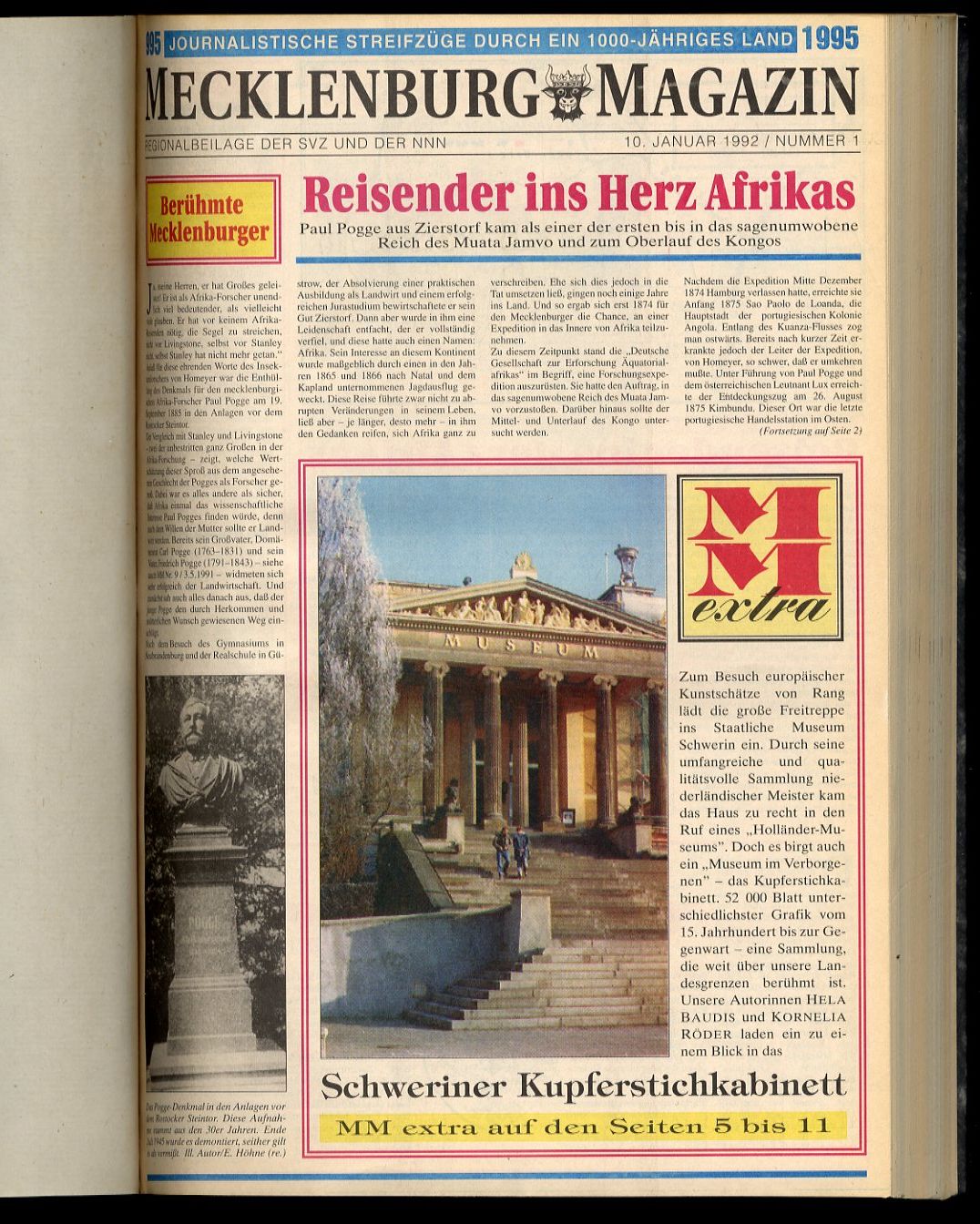   Mecklenburg-Magazin. Beilage der Schweriner Volkszeitung und der Norddeutschen Neuesten Nachrichten. Band 3. 