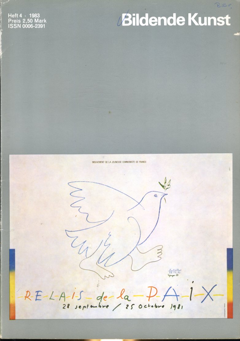   Bildende Kunst. Verband Bildender Künstler der Deutsche Demokratischen Republik (nur) Heft 4, 1983. 