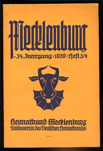  Mecklenburg. Zeitschrift des Heimatbundes Mecklenburg. 34. Jg. (nur) Heft 3/4. 